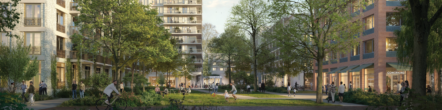 Impressie Kessler Park in aanbouw