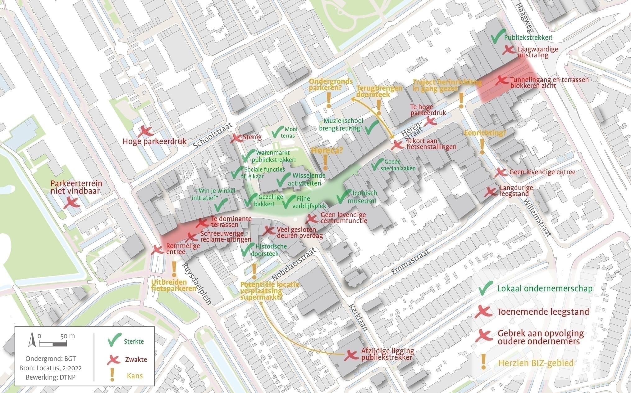 Sterktes en zwaktes in Oud Rijswijk