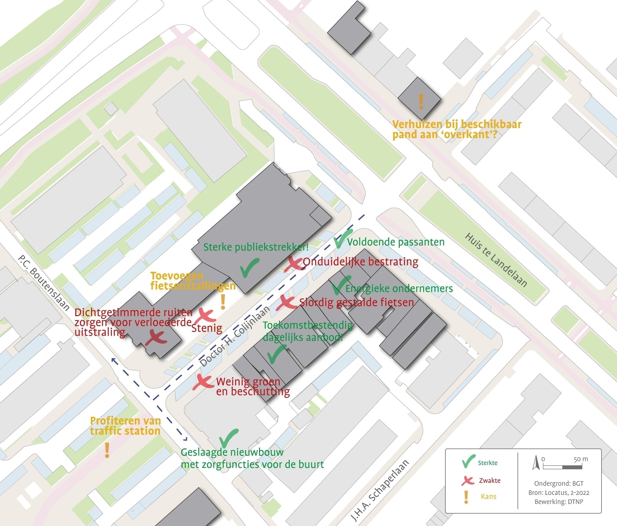 Sterktes en zwaktes in winkelgebied Dr. H. Colijnlaan