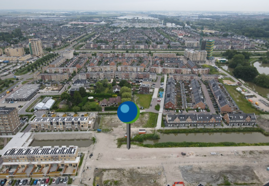 Afbeelding met buitenshuis, Luchtfotografie, Vogelperspectief, gebouw
Automatisch gegenereerde beschrijving