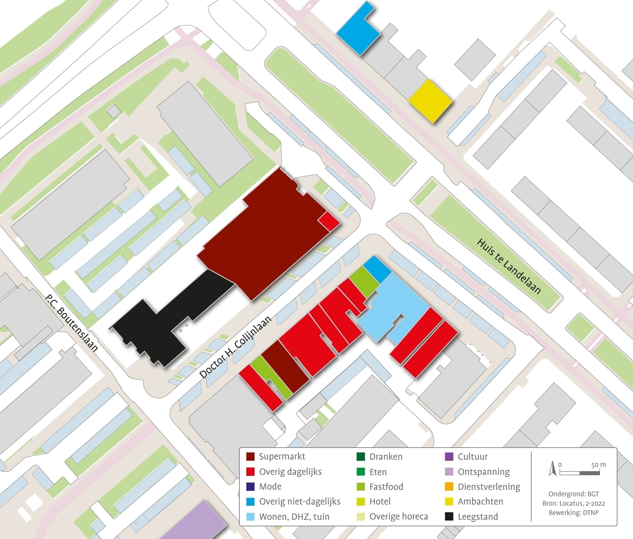 Voorzieningen in winkelgebied Dr. H. Colijnlaan