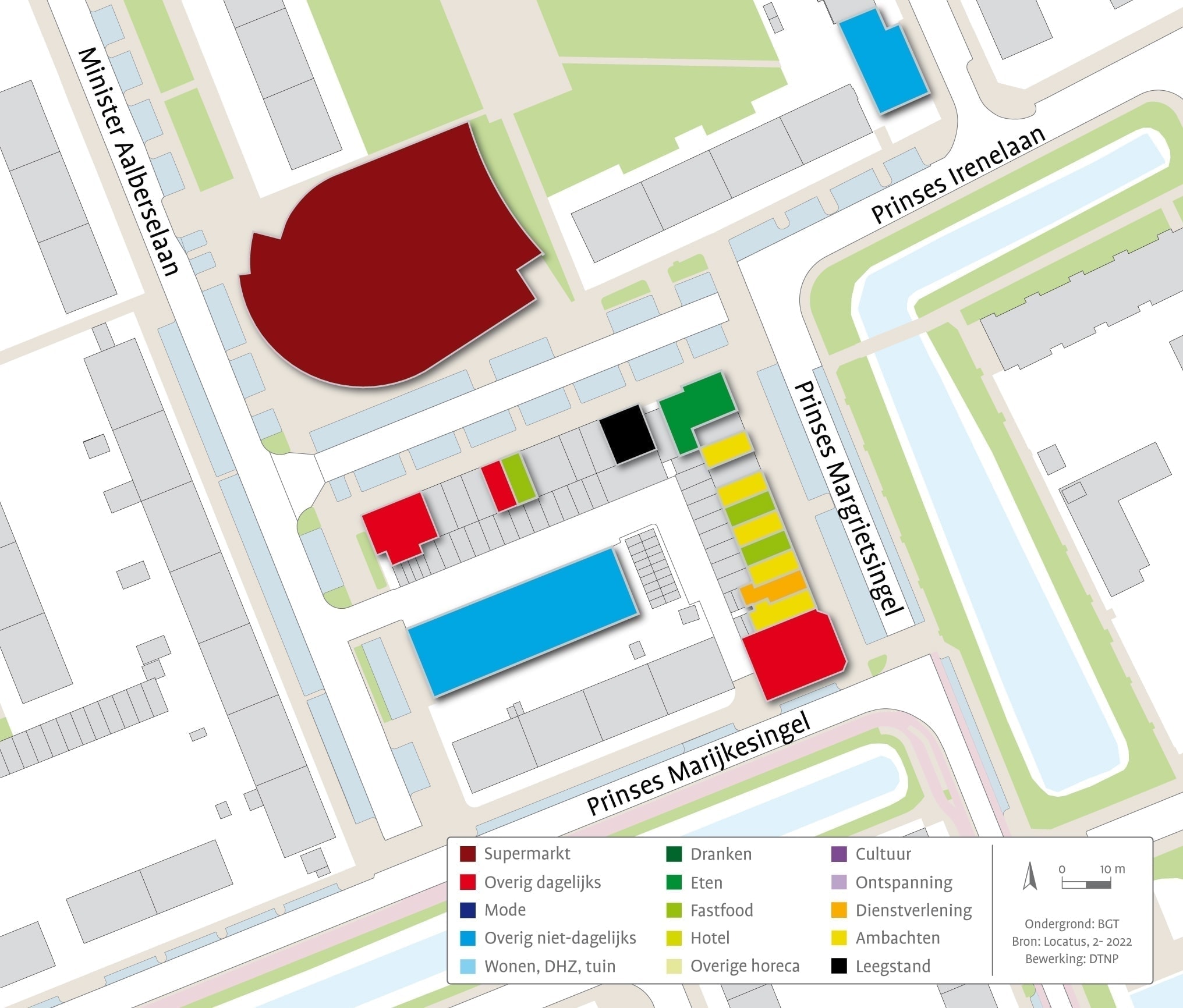 Voorzieningen winkelgebied Pr. Irenelaan/Pr. Margrietsingel