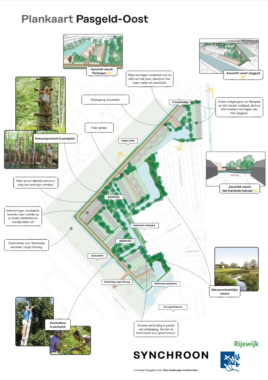 Paneel met gewijzigde plankaart